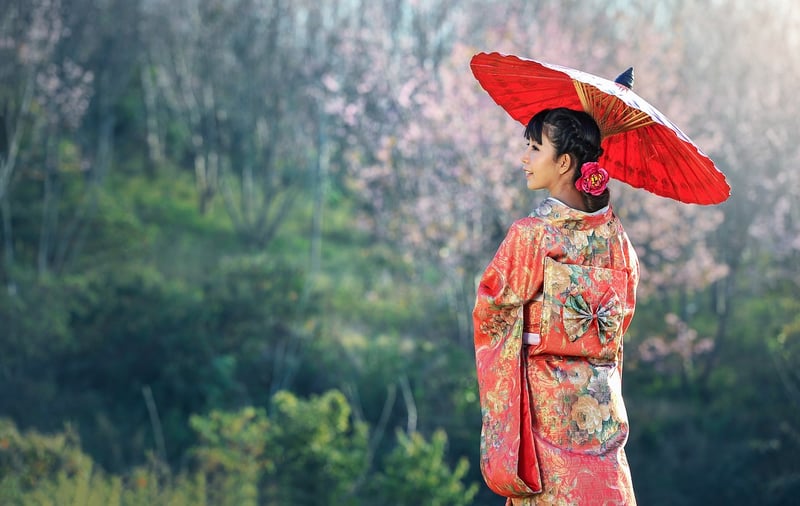 Floral Kimono and Wide-Leg Pants